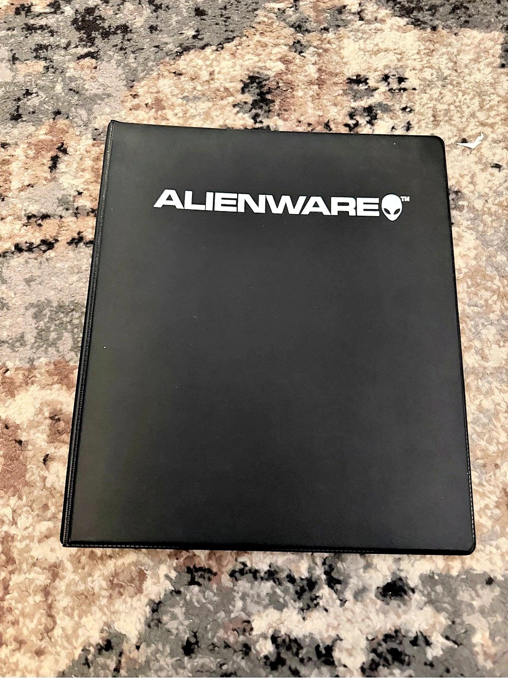 1” Vintage Alienware Black Binder